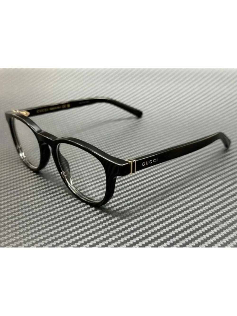 New Gucci Men Black Eyeglasses 49-19-145